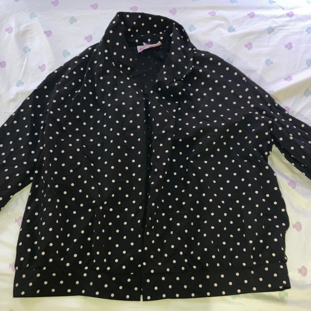 Functionals Black Polka Dot Jacket